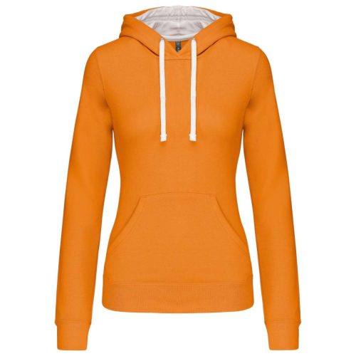 Kariban KA465 LADIES’ CONTRAST HOODED SWEATSHIRT M