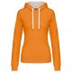 Kariban KA465 LADIES’ CONTRAST HOODED SWEATSHIRT XS