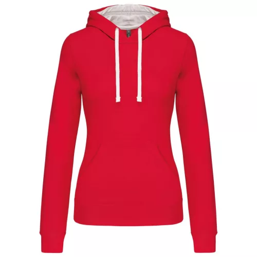 Kariban KA465 NŐI KONTRASZTOS KAPUCNIS PULÓVER 2XL