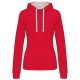 Kariban KA465 LADIES’ CONTRAST HOODED SWEATSHIRT XS