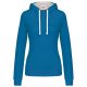 Kariban KA465 LADIES’ CONTRAST HOODED SWEATSHIRT XL