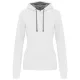 Kariban KA465 NŐI KONTRASZTOS KAPUCNIS PULÓVER L
