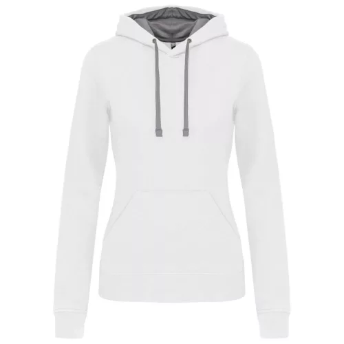 Kariban KA465 NŐI KONTRASZTOS KAPUCNIS PULÓVER M