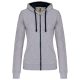 Kariban KA467 LADIES’ CONTRAST HOODED FULL ZIP SWEATSHIRT S