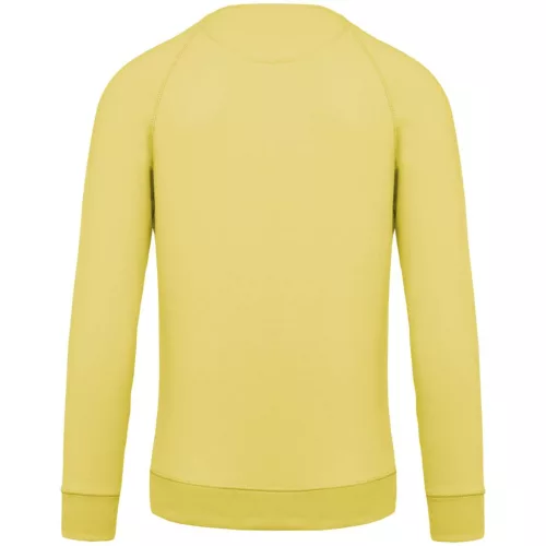 Kariban KA480 FÉRFI ORGANIKUS PAMUT KÖRNYAKAS RAGLÁN UJJÚ PULÓVER 2XL