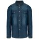 Kariban KA519 MEN'S LONG-SLEEVED DENIM SHIRT 2XL