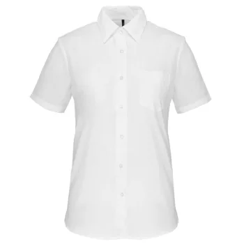   Kariban KA548 JUDITH - NŐI RÖVID UJJÚ KÖNNYEN KEZELHETŐ POLYCOTTON POPLIN ING S