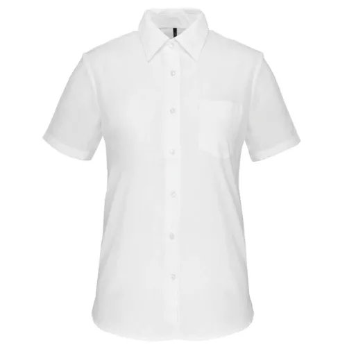 Kariban KA548 JUDITH - NŐI RÖVID UJJÚ KÖNNYEN KEZELHETŐ POLYCOTTON POPLIN ING XS
