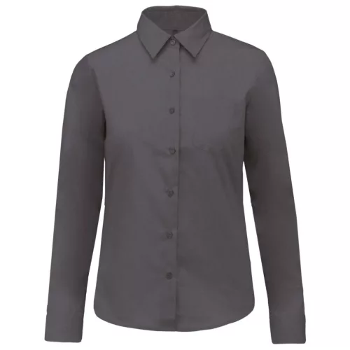 Kariban KA549 JESSICA - NŐI HOSSZÚ UJJÚ KÖNNYEN KEZELHETŐ POLYCOTTON POPLIN ING XL