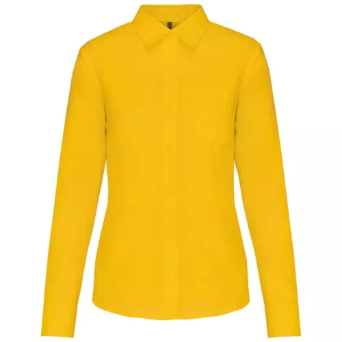 Kariban KA549 JESSICA - NŐI HOSSZÚ UJJÚ KÖNNYEN KEZELHETŐ POLYCOTTON POPLIN ING S