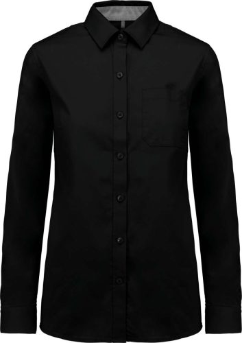 Kariban KA585 LADIES’ NEVADA LONG SLEEVE COTTON SHIRT XS