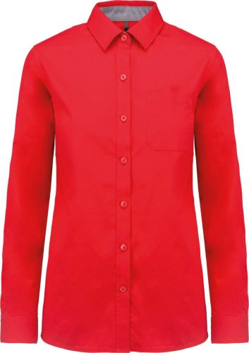 Kariban KA585 LADIES’ NEVADA LONG SLEEVE COTTON SHIRT XS