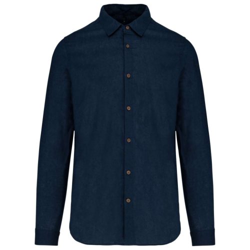 Kariban KA588 MEN'S LONG SLEEVE LINEN AND COTTON SHIRT L