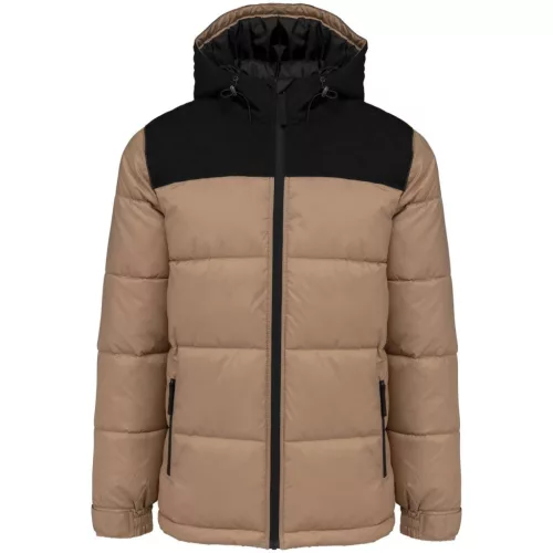 Kariban KA6163 UNISZEX KÉT SZÍNŰ BÉLELT KAPUCNIS KABÁT 2XL