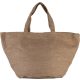 Kimood KI0227 100% NATURAL YARN DYED JUTE BAG U