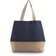 Kimood KI0235 CANVAS & JUTE HOLD-ALL SHOPPER BAG U