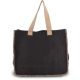 Kimood KI0248 JUTE BAG WITH CONTRAST STITCHING U