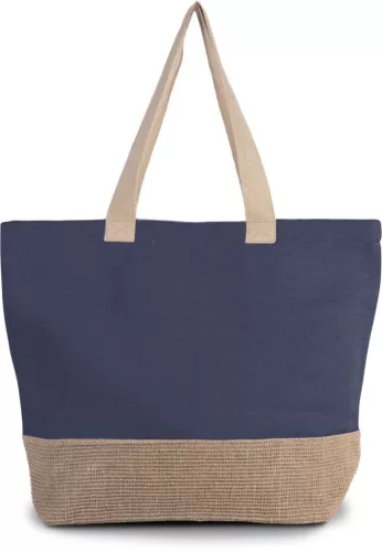 Kimood KI0258 RUSZTIKUS PAMUT/JUTA KEVERÉK BEVÁSÁRLÓTÁSKA U