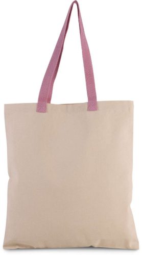 Kimood KI0277 FLAT CANVAS SHOPPER WITH CONTRAST HANDLE U