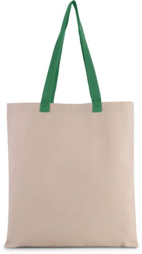 Kimood KI0277 FLAT CANVAS SHOPPER WITH CONTRAST HANDLE U