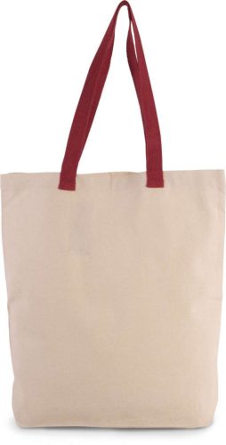 Kimood KI0278 SHOPPER BAG WITH GUSSET AND CONTRAST COLOUR HANDLE U