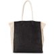Kimood KI0281 SHOPPING BAG WITH MESH GUSSET U