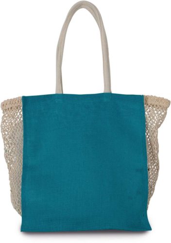 Kimood KI0281 SHOPPING BAG WITH MESH GUSSET U