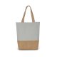 Kimood KI0298 SHOPPING BAG IN COTTON AND BONDED JUTE THREADS U