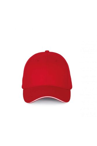 K-UP KP185 CAP WITH CONTRASTING SANDWICH PEAK - 6 PANELS U