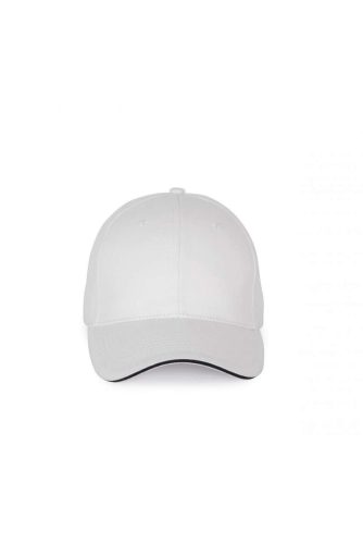 K-UP KP185 CAP WITH CONTRASTING SANDWICH PEAK - 6 PANELS U