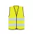 Korntex KXVW SAFETY VEST "WOLFSBURG" - BLACK HEM 6XL