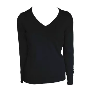   Legend Classics LE951 NŐI V-NYAKÚ FINOMKÖTÖTT PAMUT PULÓVER S