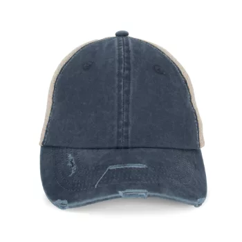   Native Spirit NS027 KÖRNYEZETBARÁT UNISZEX KOPOTT HATÁSÚ HÁLÓS SAPKA U