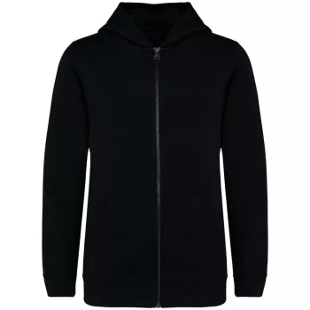   Native Spirit NS405 KÖRNYEZETBARÁT VÉGIG ZIPZÁRAS KAPUCNIS GYERMEK PULÓVER 6/8