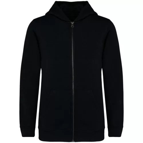 Native Spirit NS405 KÖRNYEZETBARÁT VÉGIG ZIPZÁRAS KAPUCNIS GYERMEK PULÓVER 8/10