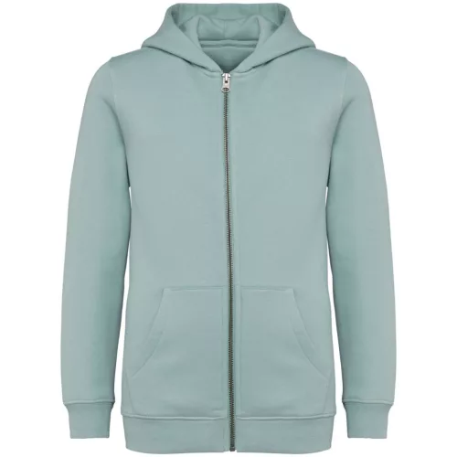 Native Spirit NS405 KÖRNYEZETBARÁT VÉGIG ZIPZÁRAS KAPUCNIS GYERMEK PULÓVER 12/14