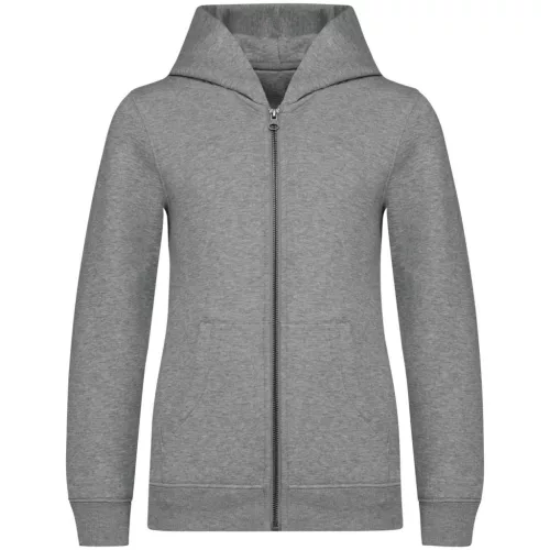 Native Spirit NS405 KÖRNYEZETBARÁT VÉGIG ZIPZÁRAS KAPUCNIS GYERMEK PULÓVER 12/14