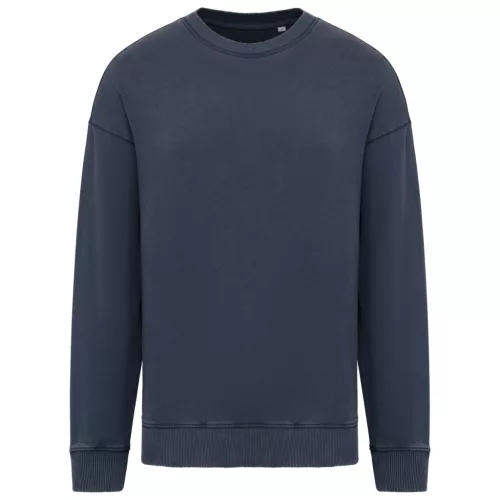 Native Spirit NS447 UNISZEX MOSOTT HATÁSÚ OVERSIZED KÖRNYAKAS PULÓVER L