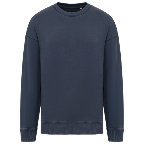 Native Spirit NS447 UNISEX WASHED EFFECT OVERSIZE ROUND NECK SWEATSHIRT S