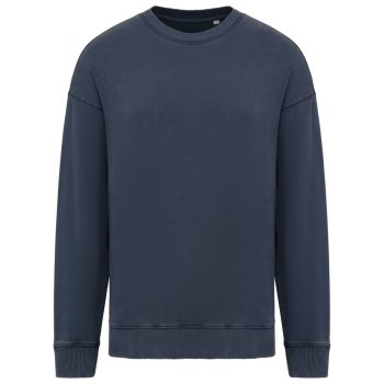   Native Spirit NS447 UNISZEX MOSOTT HATÁSÚ OVERSIZED KÖRNYAKAS PULÓVER XS