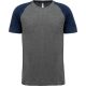 Proact PA4010 ADULT TRIBLEND TWO-TONE SPORTS SHORT-SLEEVED T-SHIRT M