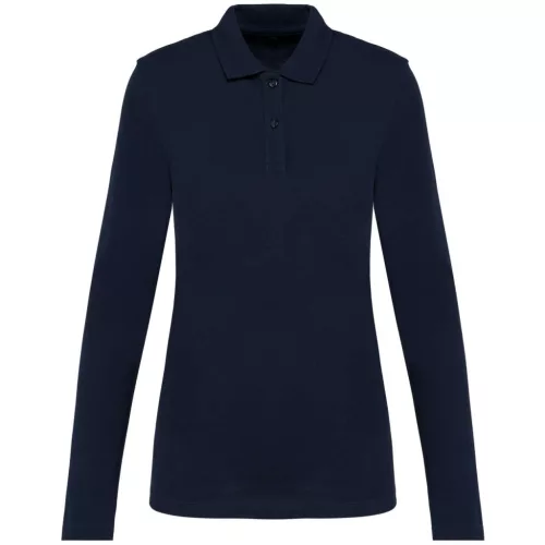 Kariban Premium PK203 NŐI HOSSZÚ UJJÚ SUPIMA® GALLÉROS PÓLÓ XS