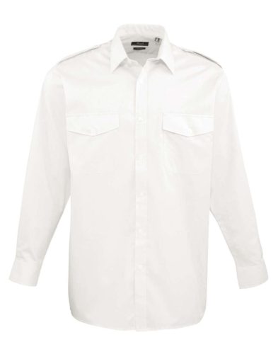 Premier PR210 MEN’S LONG SLEEVE PILOT SHIRT S