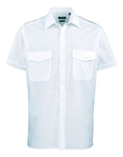 Premier PR212 MEN’S SHORT SLEEVE PILOT SHIRT L