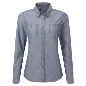 Premier PR347 NŐI ORGANIKUS PAMUT CHAMBRAY FAIRTRADE ING L