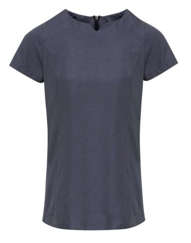 Premier PR688 ‘VIOLA' LINEN-LOOK CUT NECK BEAUTY TUNIC L