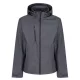 Regatta RETRA701 VENTURER 3 LAYER HOODED PRINTABLE SOFTSHELL JACKET L