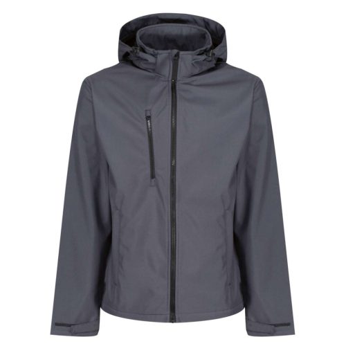 Regatta RETRA701 VENTURER 3 LAYER HOODED PRINTABLE SOFTSHELL JACKET XL