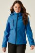 Regatta RETRA702 WOMEN'S VENTURER 3 LAYER HOODED PRINTABLE SOFTSHELL JACKET 16 (XL)