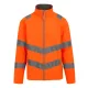 Regatta RETRA712 HI-VIS PRO CONTRACT ABLAZE 2 LAYER SOFTSHELL JACKET (CLASS 3) S